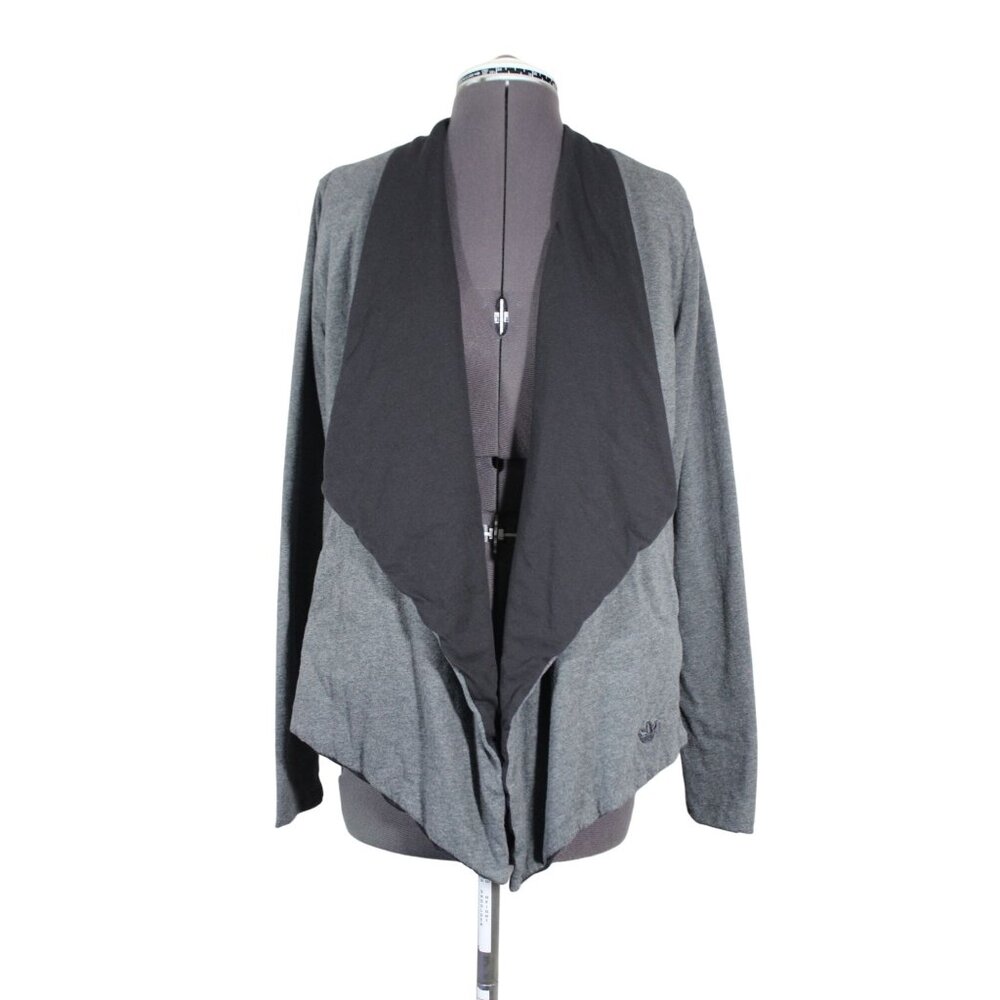 Adidas 40th anniversary women's shawl collar open‎ front cardigan sweater sample